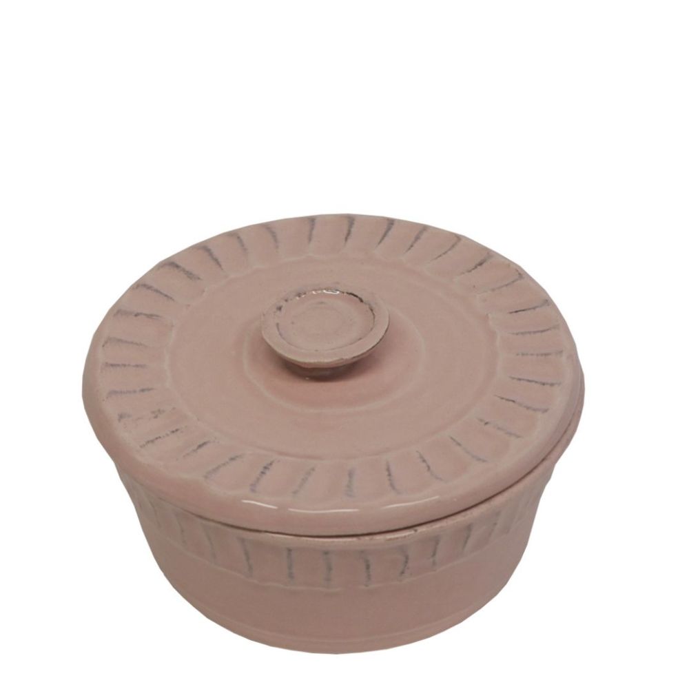DOSE MIT DECKEL PIETRA BATH PINK