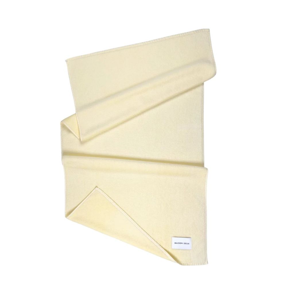 GÄSTEHANDTUCH SOLID BUTTERGELB 30x50 CM