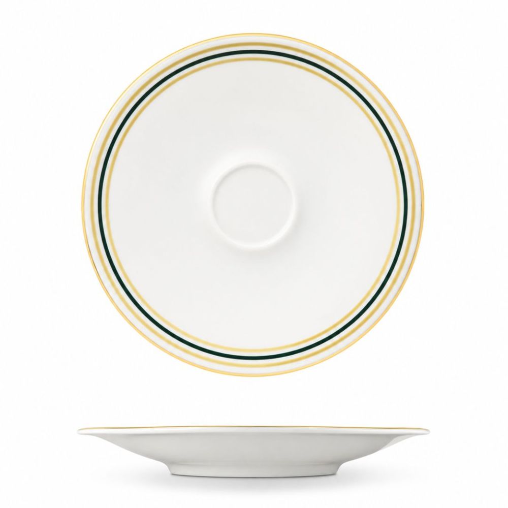 UNTERTASSE FLUEN HERITAGE GREEN 17cm
