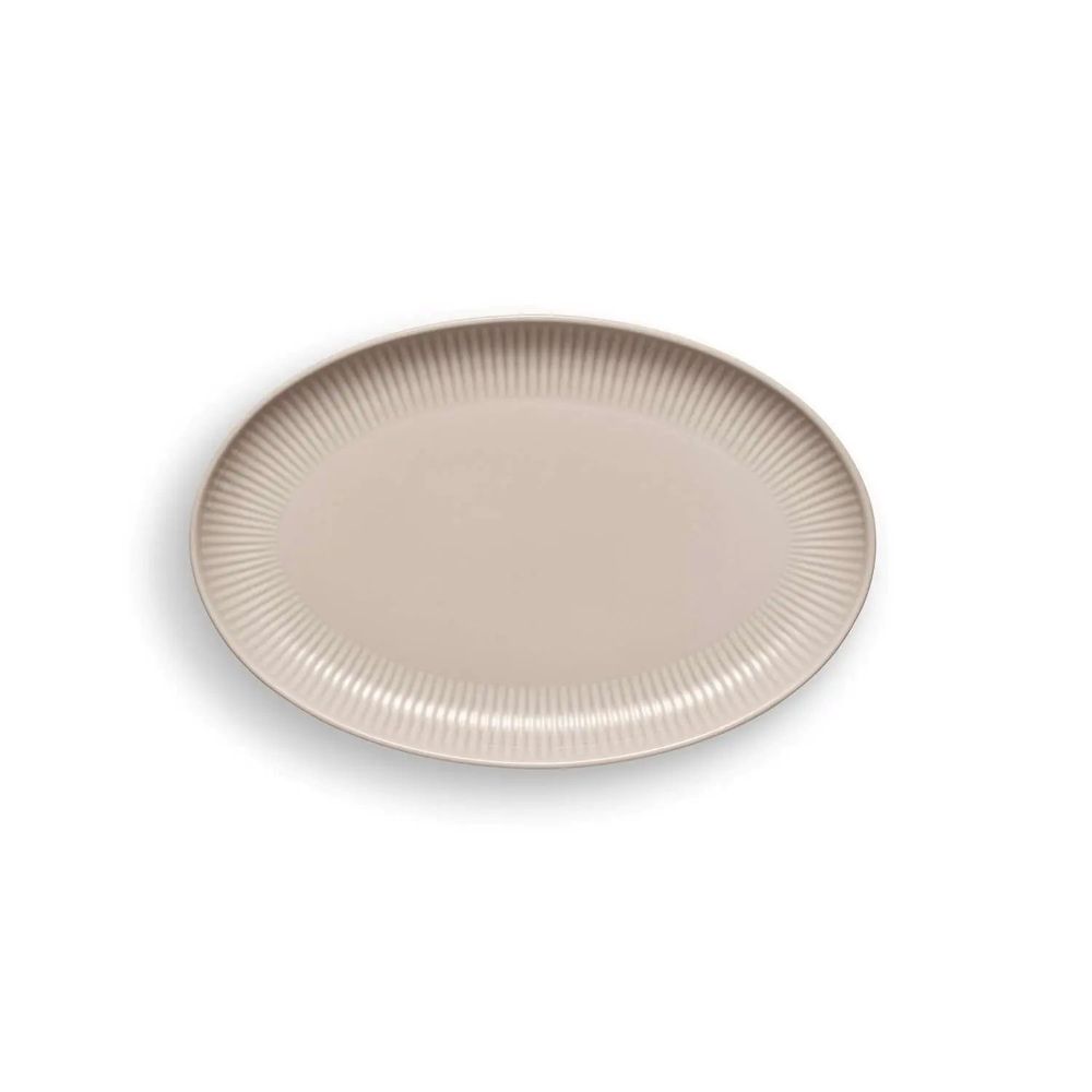 TELLER LEGIO NOVA OVAL BEIGE 24,5 cm