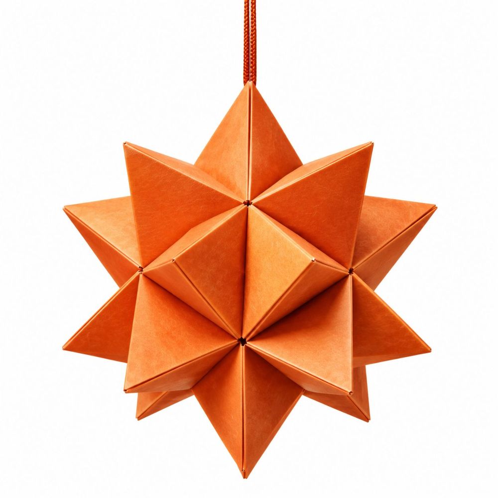 WEIHNACHTSANHÄNGER CRAFT PAPIER APRICOT