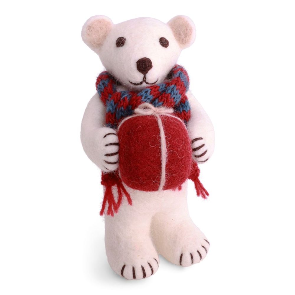 EISBÄR M MIT GESCHENK