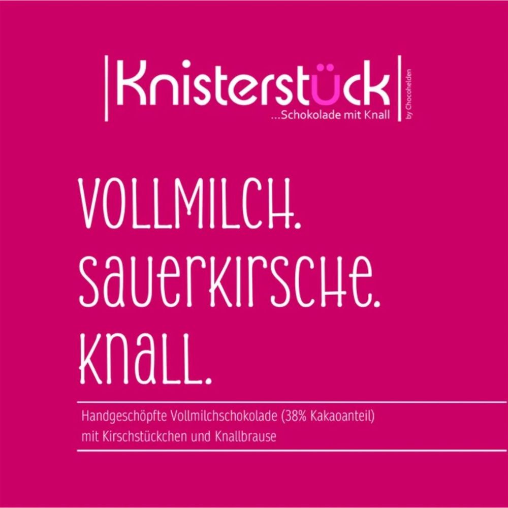 KNISTERSTÜCK VOLLMILCH SAUERKIRSCH KNALLBRAUSE