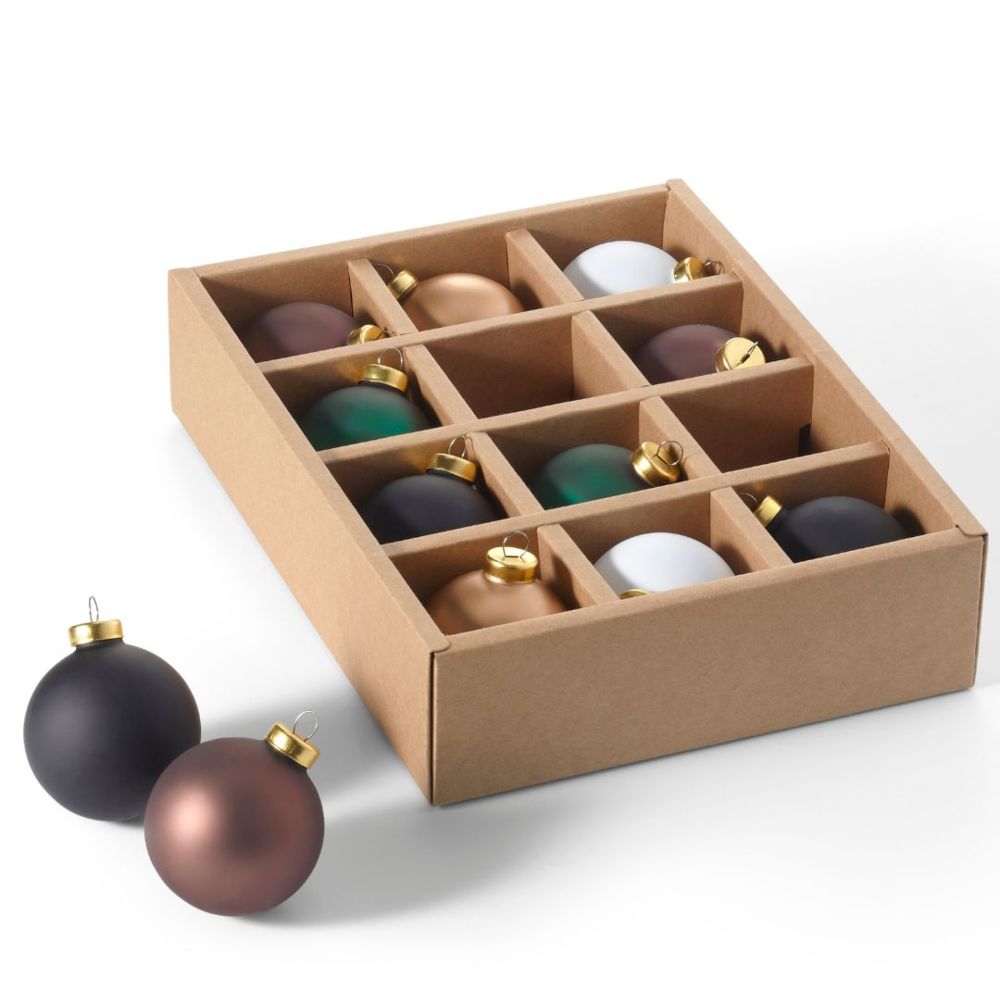 WEIHNACHTSKUGELN NORDKAP 12er SET