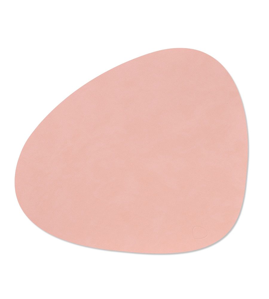 TISCHSET CURVE L NUPO LEDER ROSE