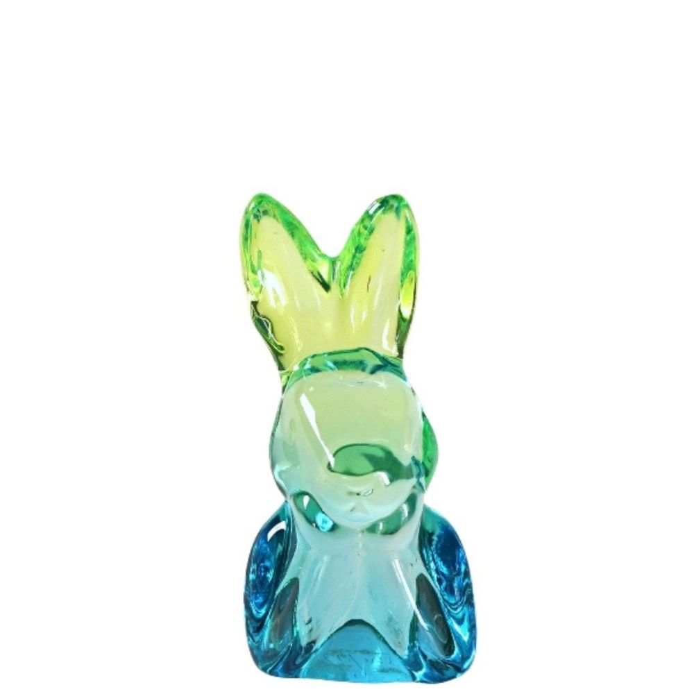 KRISTALL-HASE BLAU