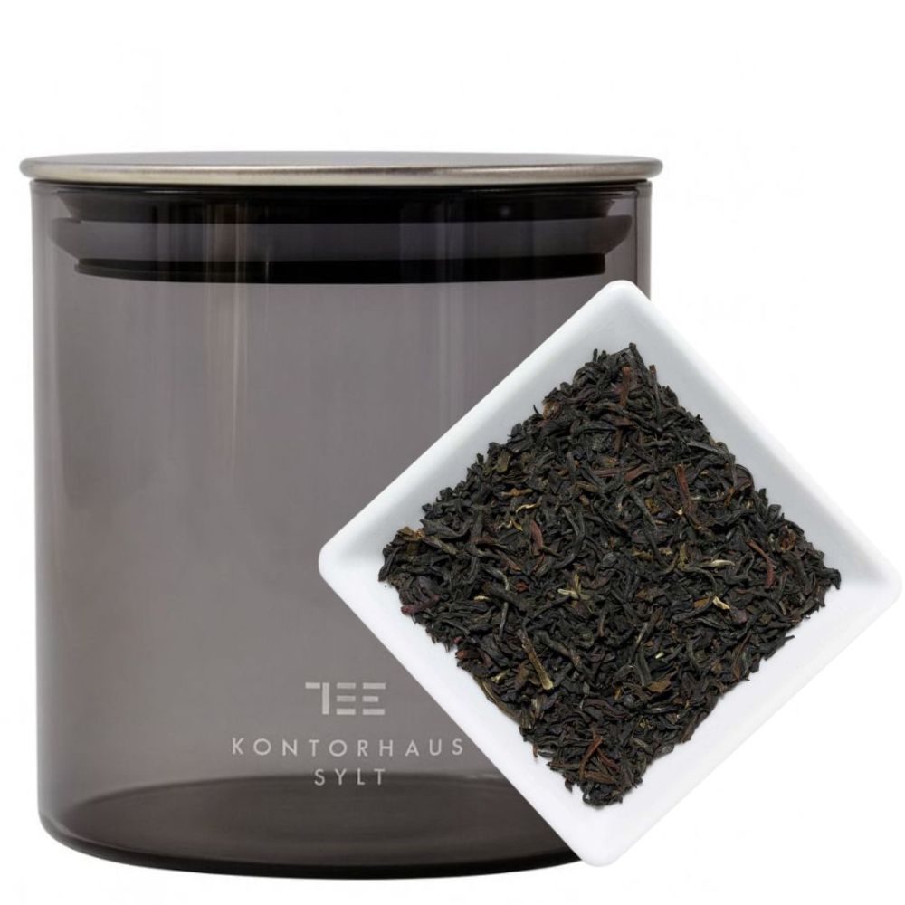 SET TEEDOSE KONTORHAUS & 100 G KÖNIGSFRIESE