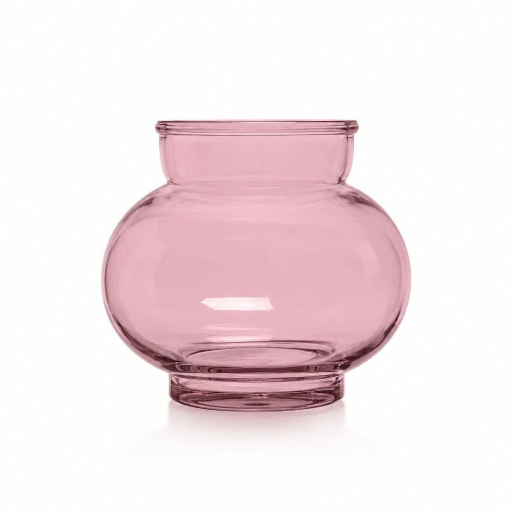 VASE FLORERO HALO ROSA 10 CM