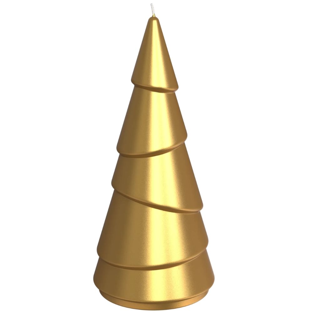 OBJEKTKERZE TANNE L GELACKT GOLD METALLIC