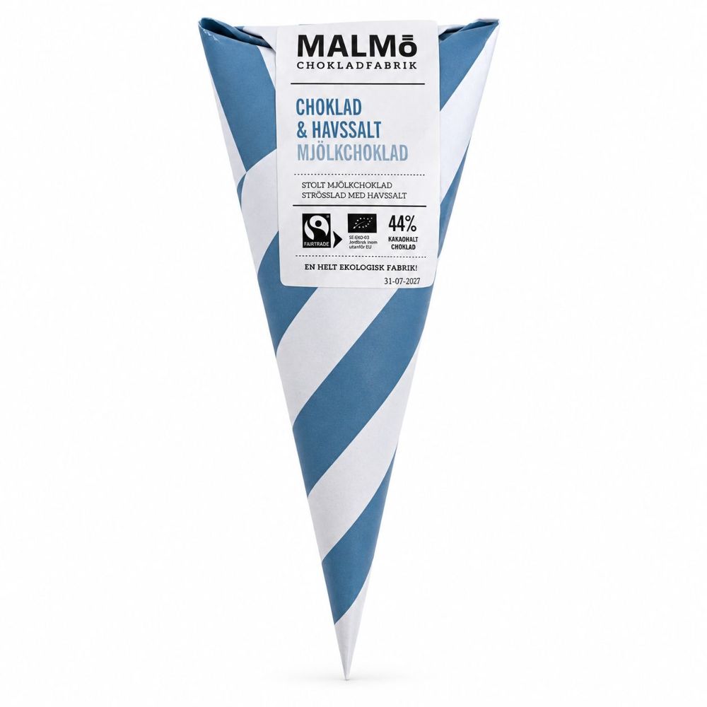 MALMÖ SPITZTÜTE MILCHSCHOKOLADE MEERSALZ