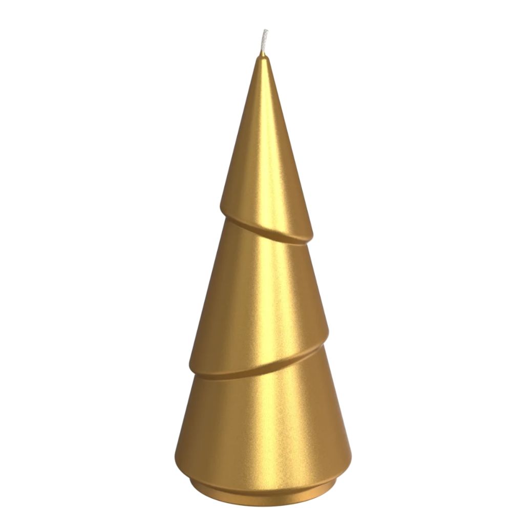 OBJEKTKERZE TANNE M GELACKT GOLD METALLIC