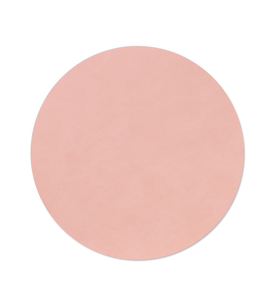 TISCHSET CIRCLE L NUPO LEDER ROSE