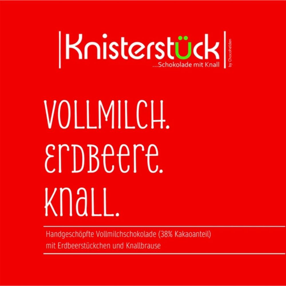 KNISTERSTÜCK VOLLMILCH ERDBEER KNALLBRAUSE