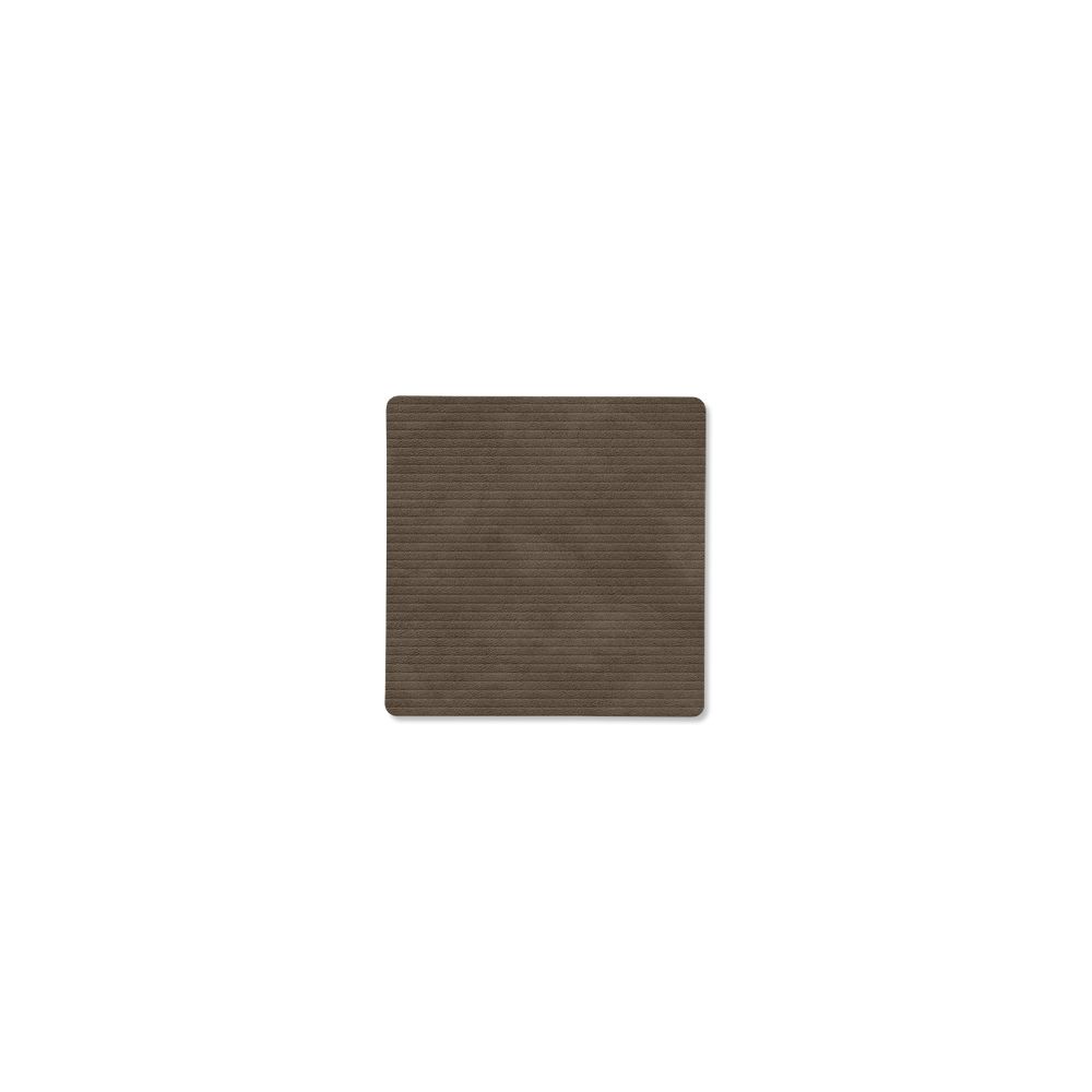 Untersetzer Square Corduroy Leder caviar