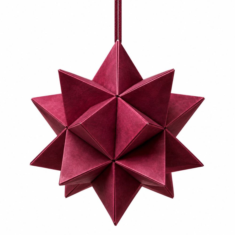 WEIHNACHTSANHÄNGER CRAFT PAPIER PURPLE