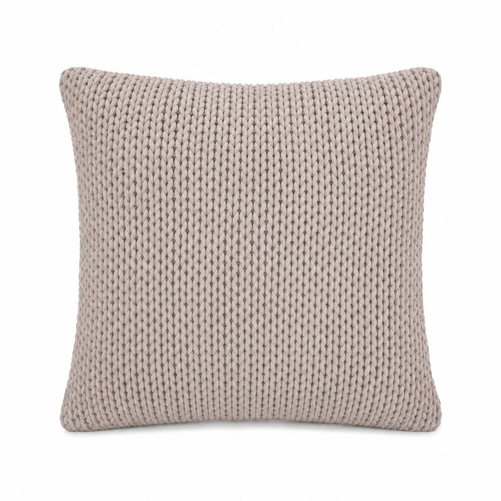 KISSENHÜLLE ELBA STRICK beige 50x50 cm