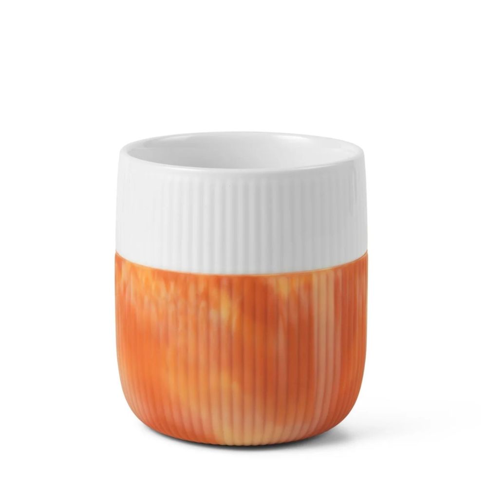 BECHER CONTRAST GERIPPT WARM OCHRE