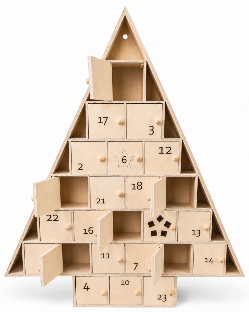 ADVENTSKALENDER TREE KONTORHAUS UNBEFÜLLT